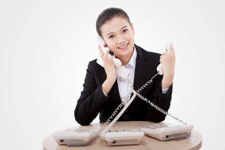 Business lady on the phoneの写真素材