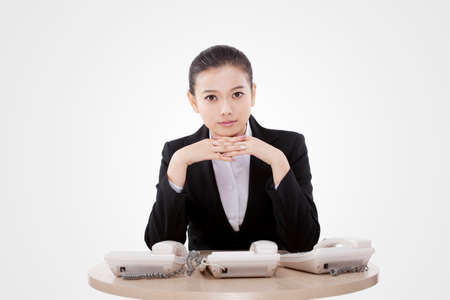 Business lady on the phoneの写真素材