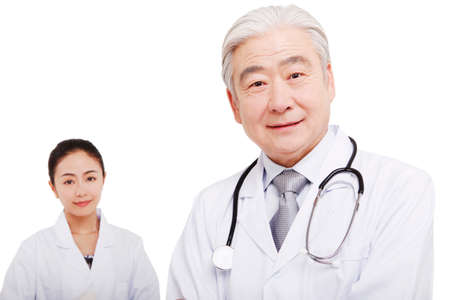 Orient portrait of doctorの写真素材