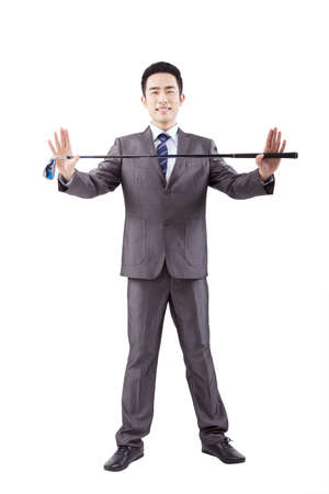 Business people and Golf Clubの写真素材