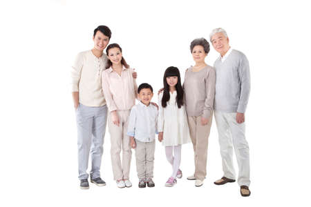 Happy familyの写真素材