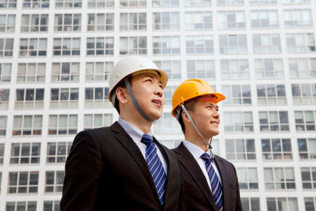 Oriental engineer portraitの写真素材