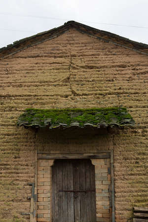 Residence close up under the villageのeditorial素材
