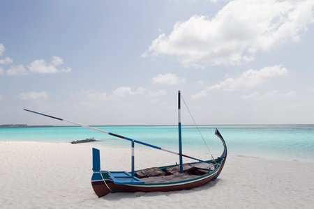 Portrait of Maldives Beach high quality photoの写真素材