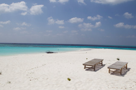 Portrait of Maldives Beach high quality photoの写真素材