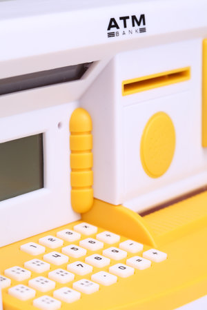 Portrait of ATM model high quality photo