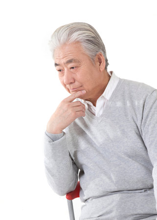 The old man portrait high quality photoの写真素材