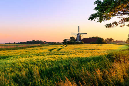 The seriemer mill near Neuharlingersielの写真素材