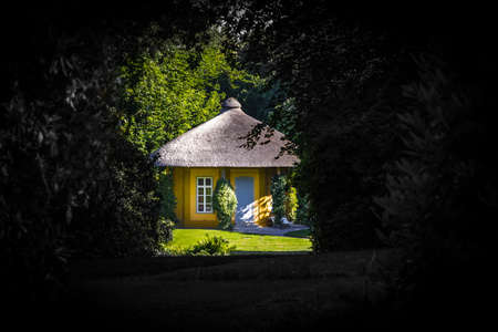 LÃ¼tetsburg Castle Park near Nordenの写真素材