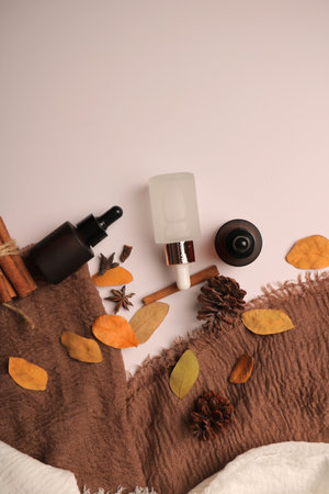 Cosmetic branding, packaging and make-up concept - Skin care serum and gel bottle, moisturizing lotion and lifting cream emulsion, anti-age cosmetics for luxury beauty skincare brand designの写真素材