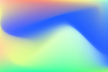 Holographic foil. Iridescent Foil. Glitch Hologram. Pastel neon rainbow. Ultraviolet metallic paper. Template for presentation. Cover to web design. Abstract colorful gradient.のイラスト素材