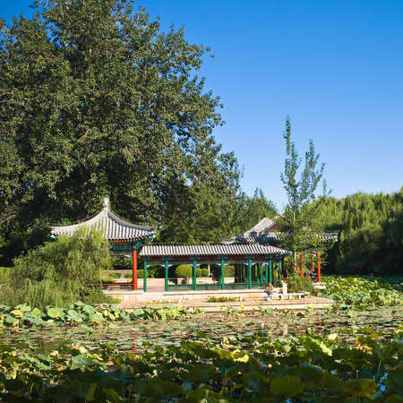 Chinese classical gardensの写真素材