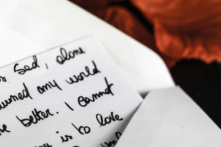 love letterの写真素材