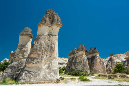 CAPPADOCIA, TURKEY - JUNE 23, 2015: There is an unusual formation of rocks in the area Cappadocia.のeditorial素材