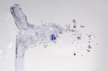 Brake the iceの写真素材