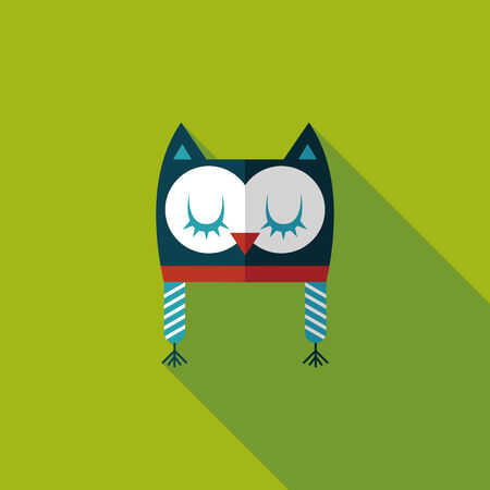baby hat flat icon with long shadow,eps10のイラスト素材
