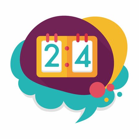 scoreboard flat icon with long shadow,eps10のイラスト素材