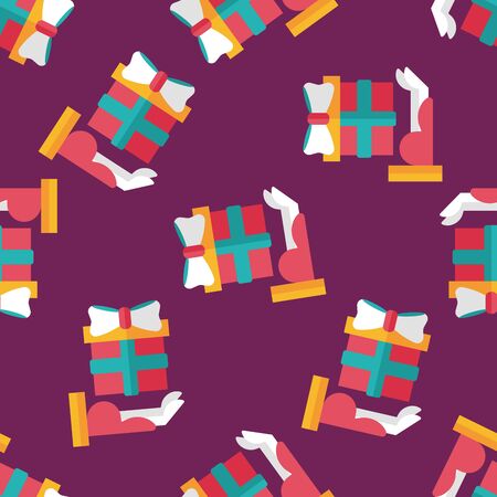 Gift flat icon with long shadow,eps10のイラスト素材