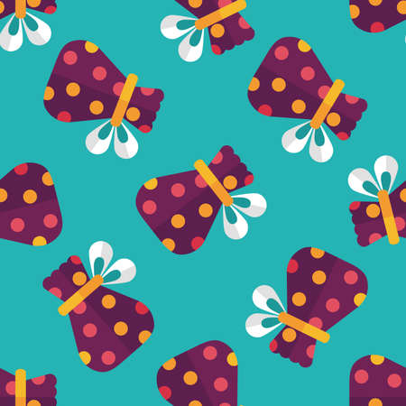 Gift flat icon with long shadow,eps10のイラスト素材