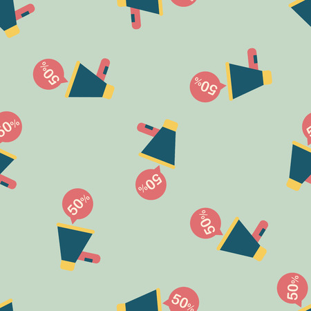 shopping sale announcement flat iconのイラスト素材