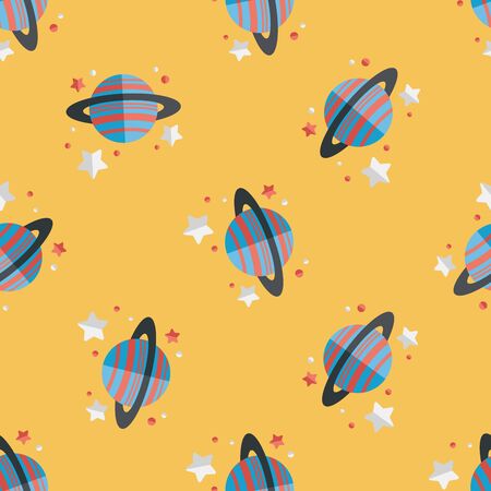 Space planet flat iconのイラスト素材