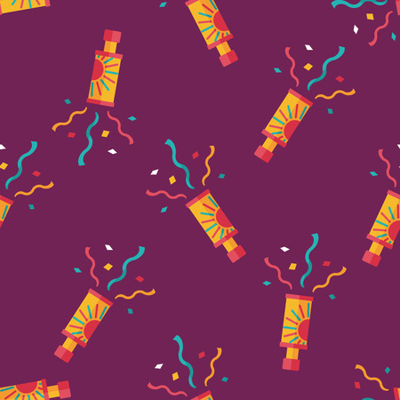 confetti flat icon,eps10 seamless pattern backgroundのイラスト素材