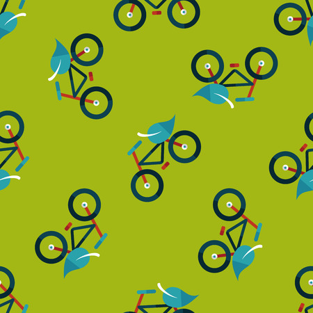 Environmental protection concept flat icon,eps1 seamless pattern backgroundのイラスト素材