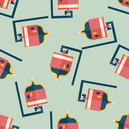 IV bag flat icon seamless pattern backgroundのイラスト素材