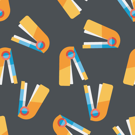 Stapler flat icon,eps10 seamless pattern backgroundのイラスト素材