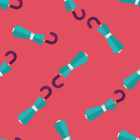 umbrella flat icon seamless pattern backgroundのイラスト素材