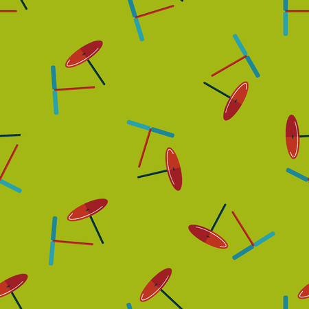 blades propeller toy flat icon seamless pattern backgroundのイラスト素材