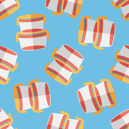kitchenware preserving container flat icon,eps1 seamless pattern backgroundのイラスト素材