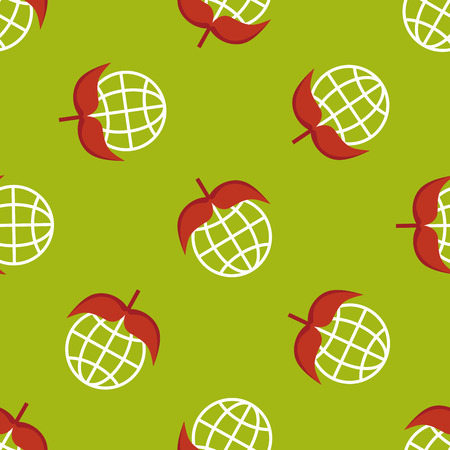Environmental protection concept flat icon,eps1 seamless pattern backgroundのイラスト素材