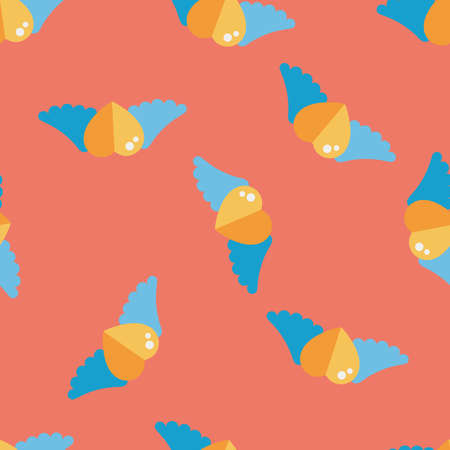 Valentine\'s Day love heart flat iconのイラスト素材