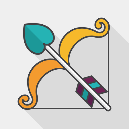 valentine's day Cupid bow and arrowのイラスト素材