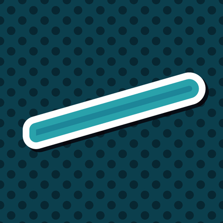 credit card flat icon with long shadowのイラスト素材