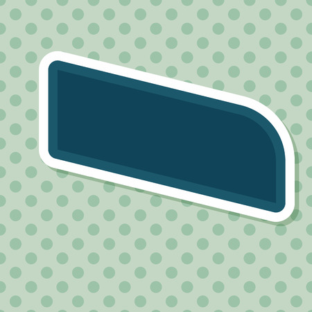 Roller skates flat icon with long shadowのイラスト素材