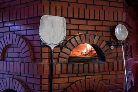 Traditional pizza ovenの写真素材