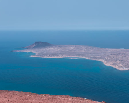 view over La Graciosaの写真素材