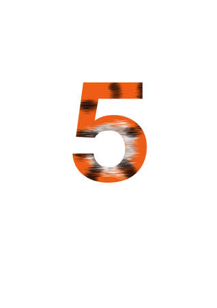 it`sa tiger type digits for new 2022 yearの写真素材