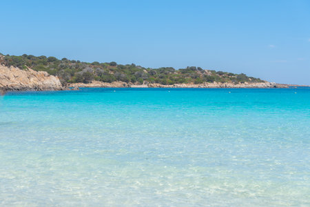 Crystal Clear Tropical Beach, Sardinian, Laの写真素材