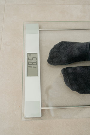 Digital Scale Close Upの写真素材