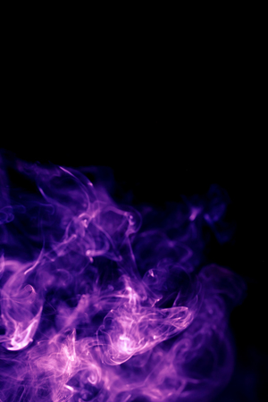 Abstract background with violet colored smokeの写真素材