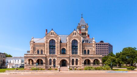 VICTORIA, TEXAS - JUNE 9, 2019 - Historic Victoria County Courthouse built in 1823のeditorial素材
