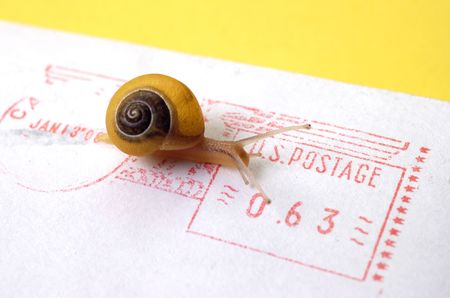 Snail Mail Conceptの写真素材