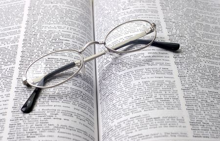 Reading Dictionaryの写真素材