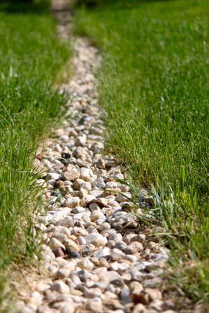 Stream of rocksの写真素材