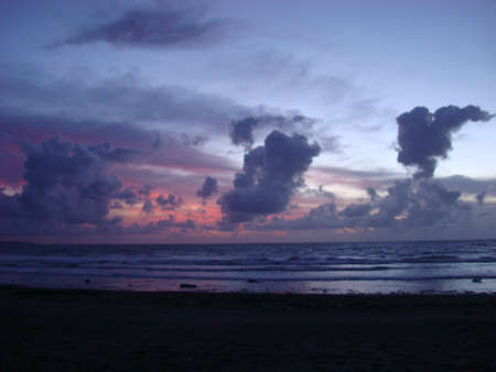 Dancing clouds in Baliの写真素材