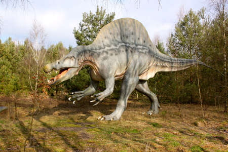 Dinosaur statuesの写真素材