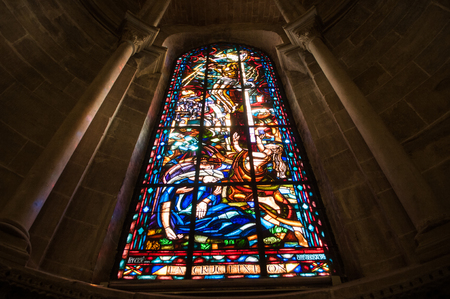 Church stained glassのeditorial素材